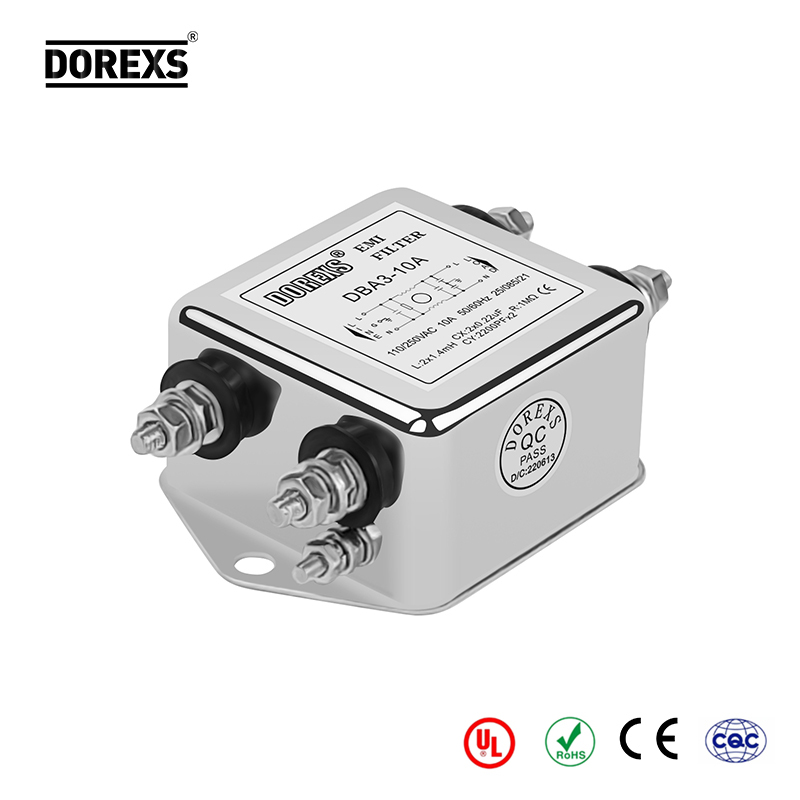 DBA3-螺栓 單相通用系列電源濾波器