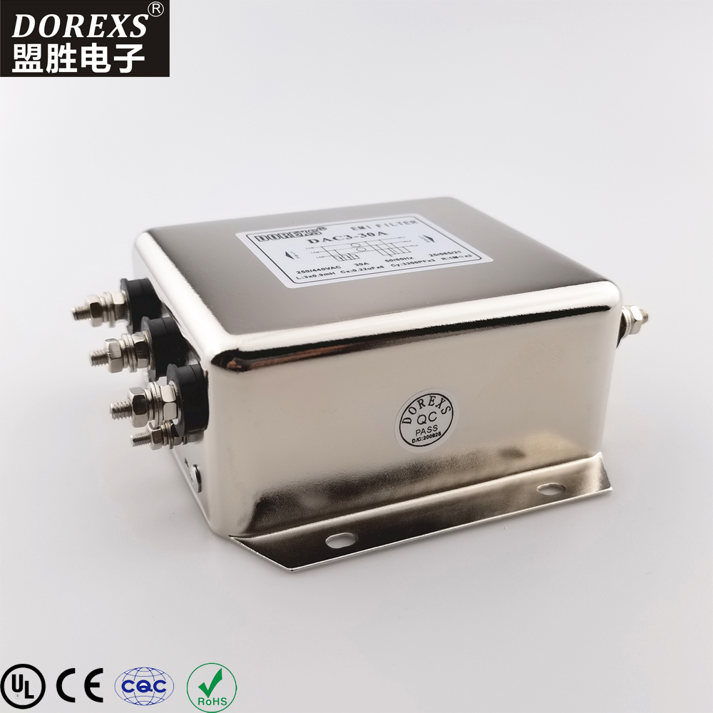 DAC1 3 Phase EMI power line noise filter Series