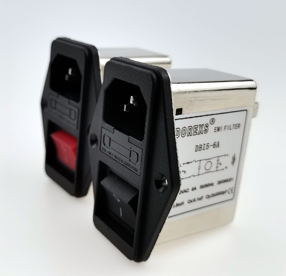 DBI5帶保險絲和開關IEC插座電源濾波器